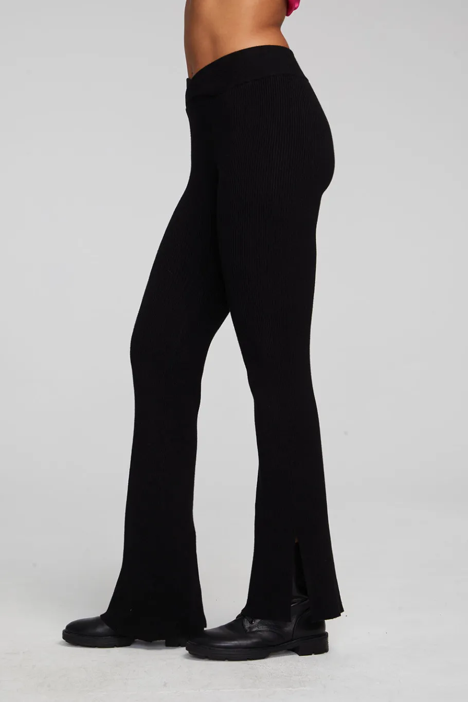 Online Chaser Brand Party Shadow Black Flare Bottoms