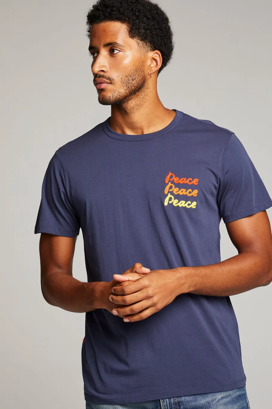 Store Chaser Brand Peace Script Mens Tee