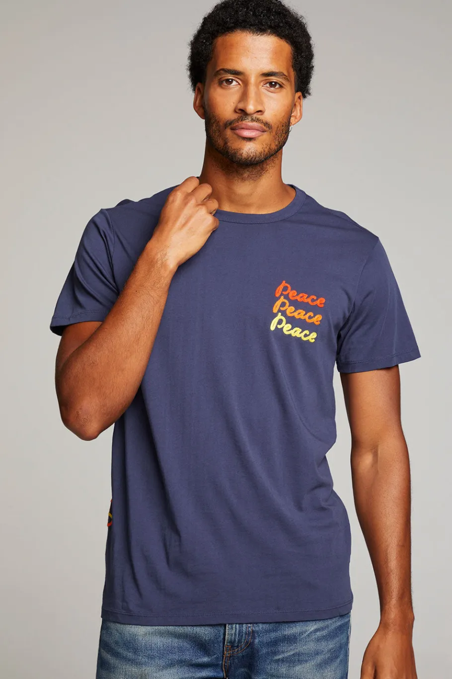 Store Chaser Brand Peace Script Mens Tee
