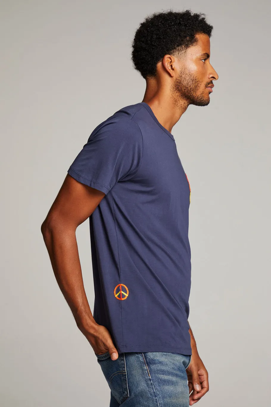 Store Chaser Brand Peace Script Mens Tee