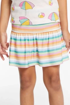 Store Chaser Brand Peplum Sunshine Stripe Girls Skort