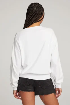 Outlet Chaser Brand Poppy White Pullover