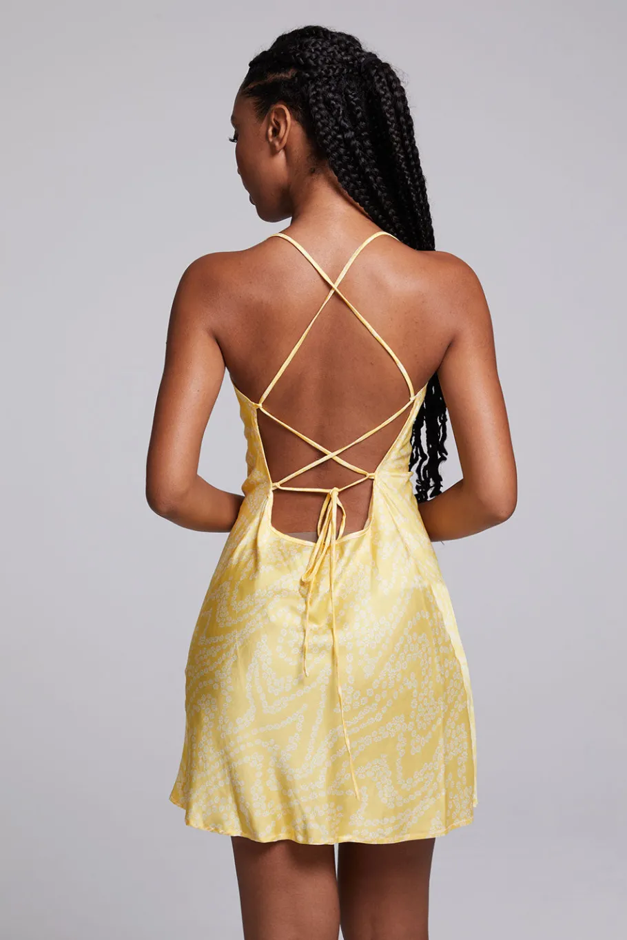 Outlet Chaser Brand Positano Lemon Zest Slip Dress