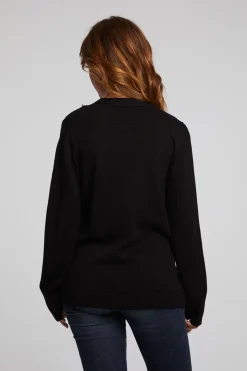 Best Sale Chaser Brand Presley Licorice Cardigan