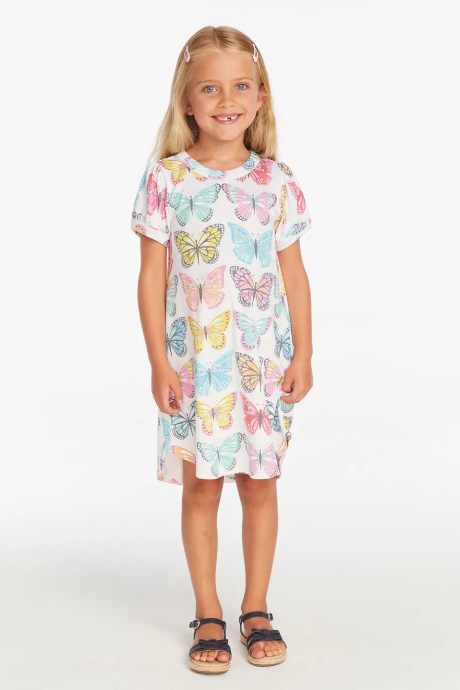Flash Sale Chaser Brand Puff Sleeve "She's A Butterfly" Dress