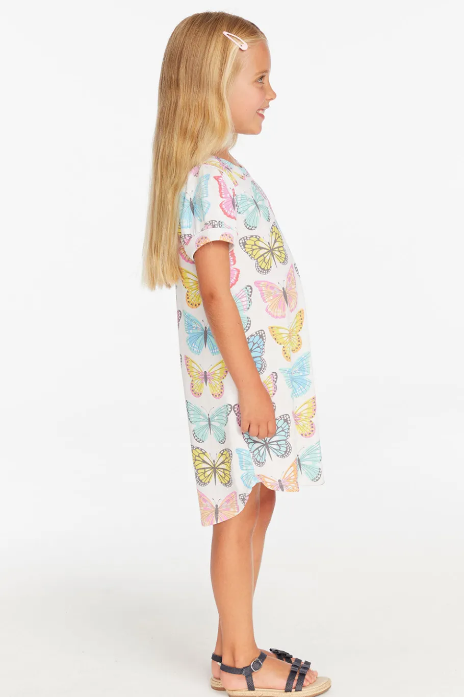 Flash Sale Chaser Brand Puff Sleeve "She's A Butterfly" Dress