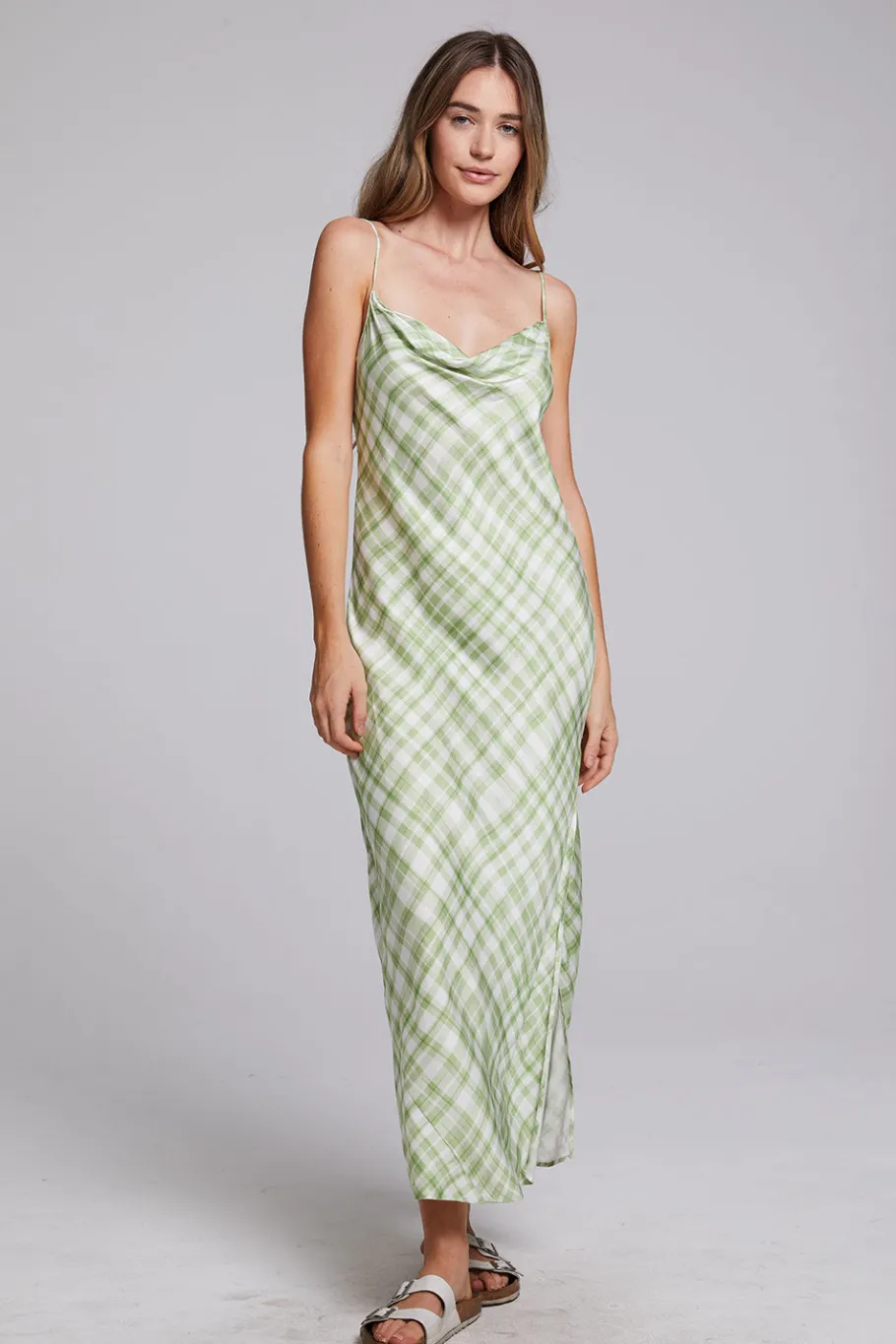 Cheap Chaser Brand Quisisana Pistachio Maxi Dress