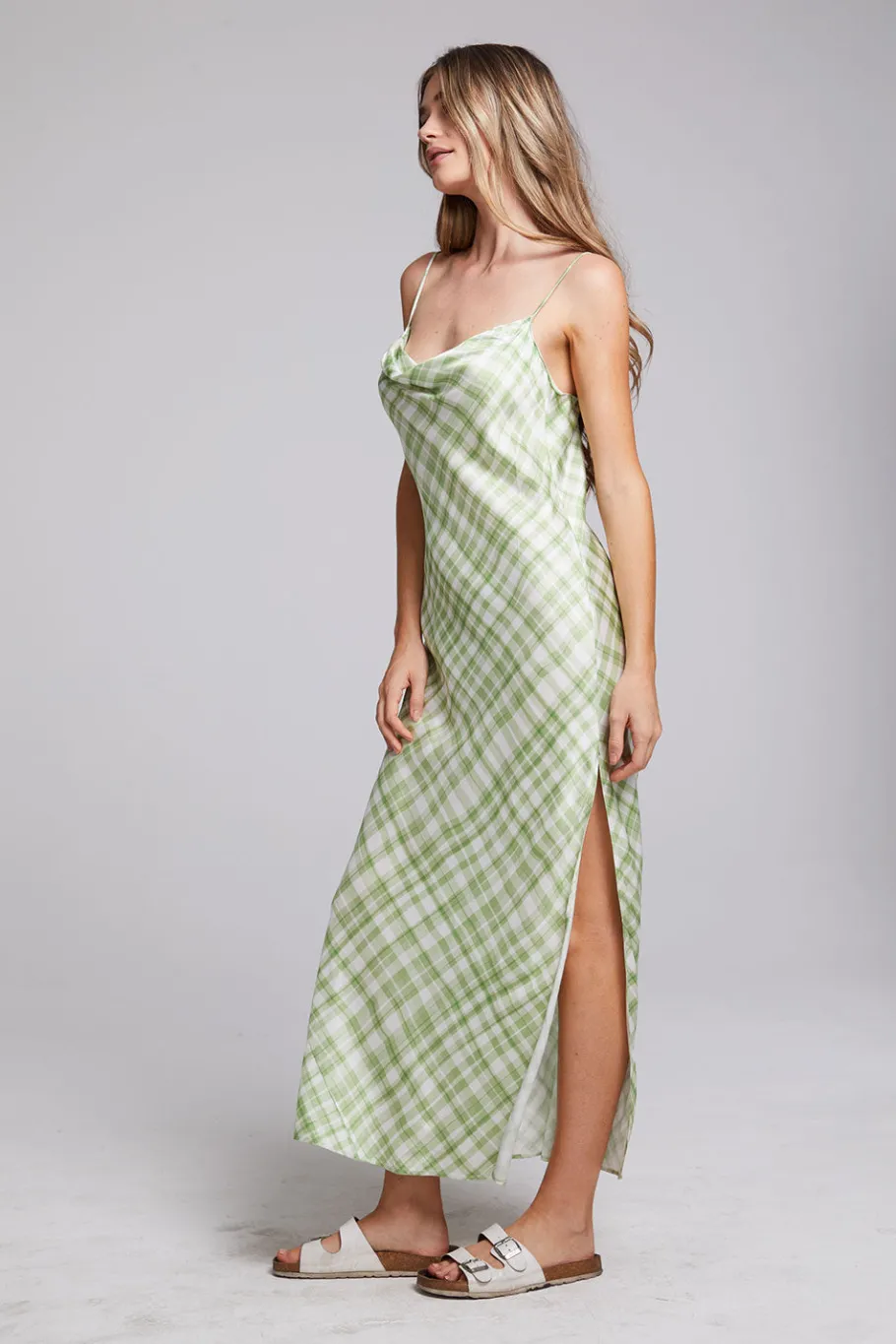 Cheap Chaser Brand Quisisana Pistachio Maxi Dress