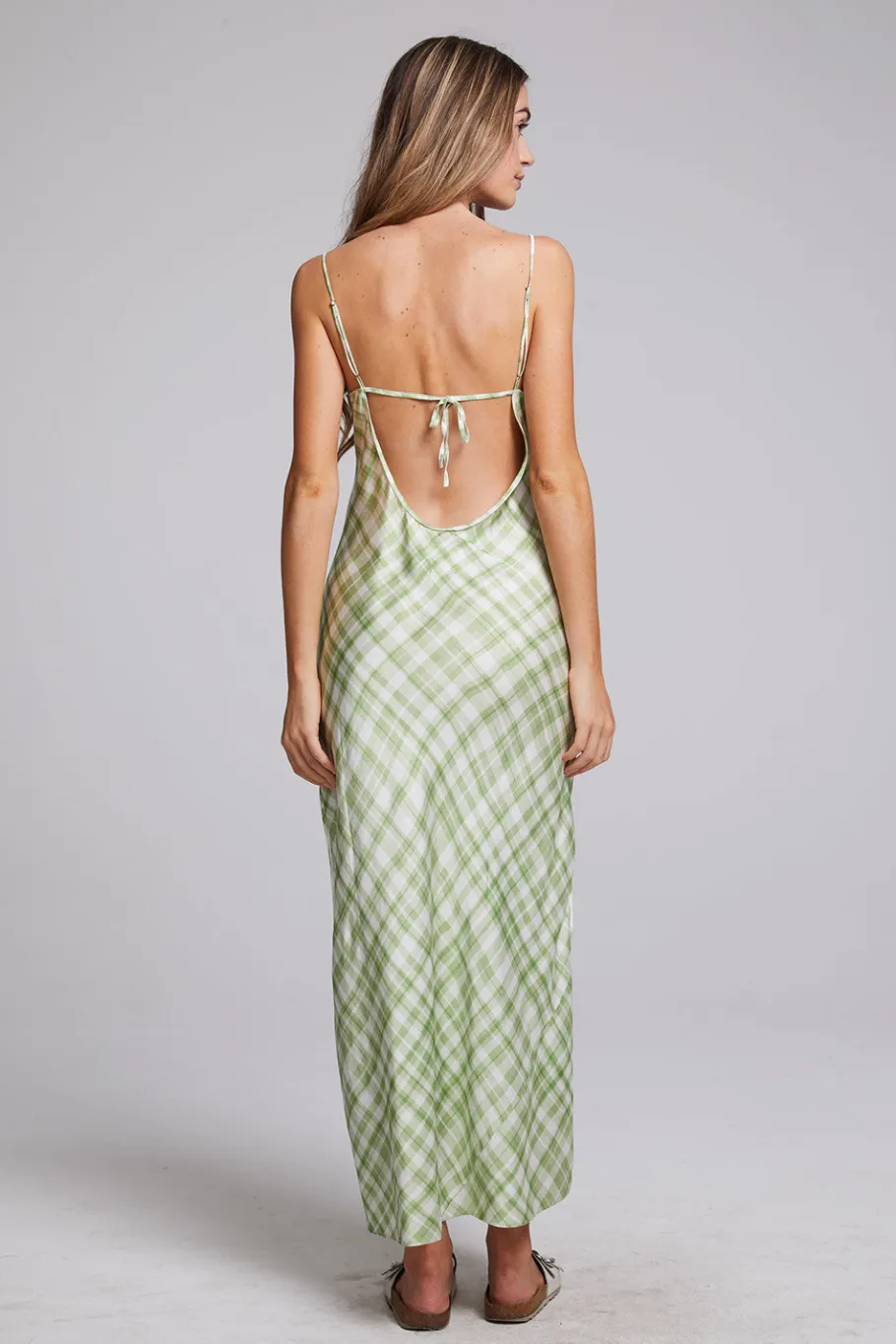 Cheap Chaser Brand Quisisana Pistachio Maxi Dress