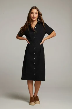 Sale Chaser Brand Rachelle Licorice Dress