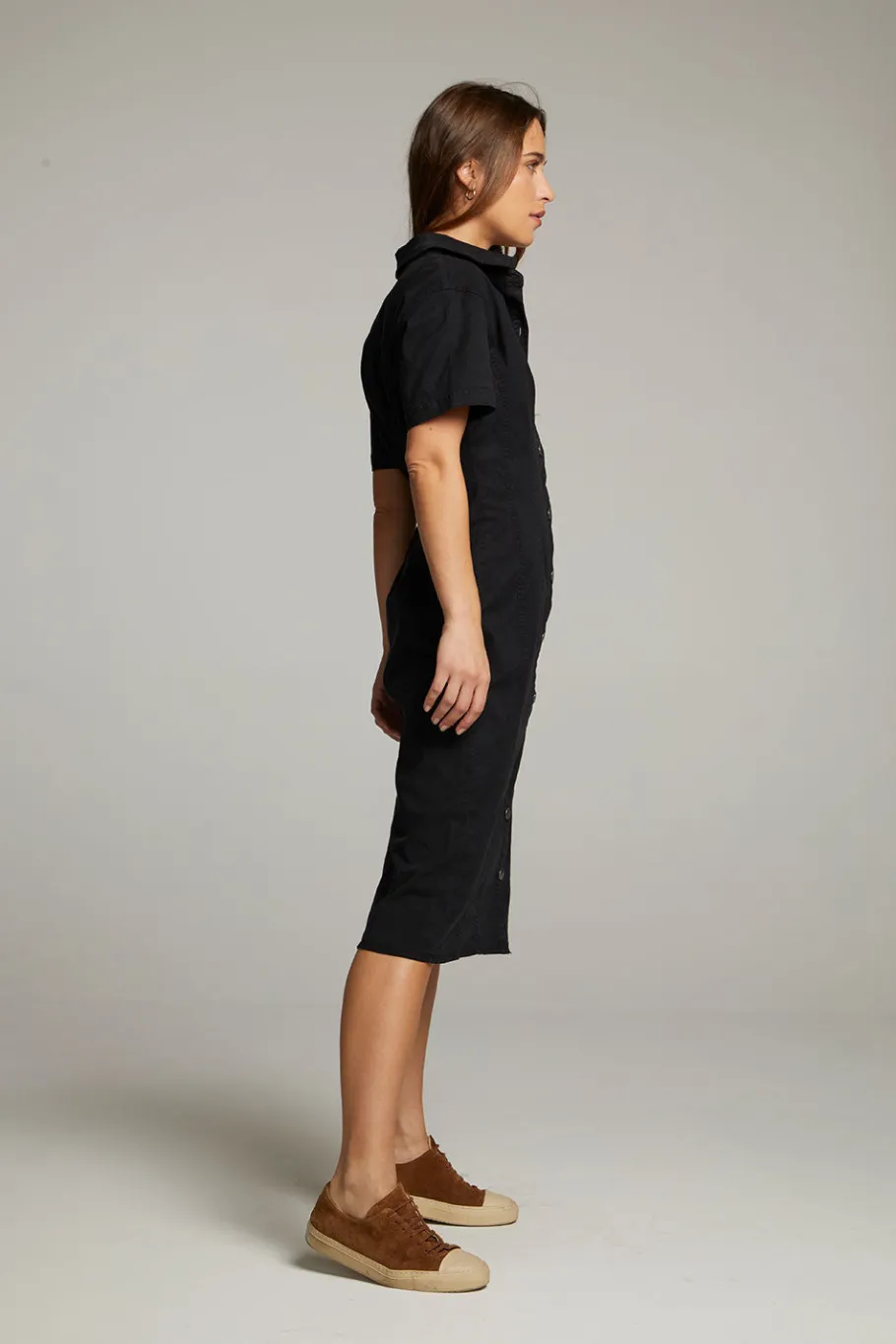 Sale Chaser Brand Rachelle Licorice Dress