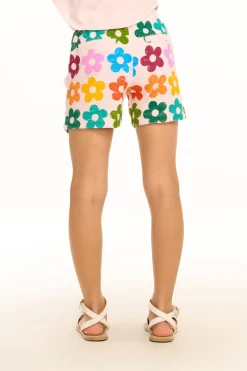 Flash Sale Chaser Brand Rainbow Flower Shorts