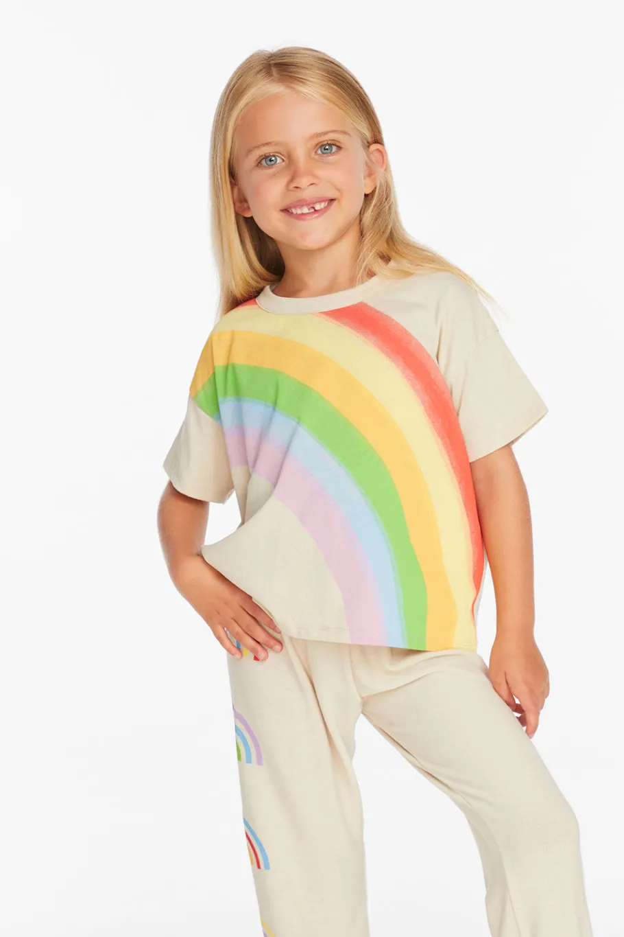 Hot Chaser Brand Rainbow Girls Tee
