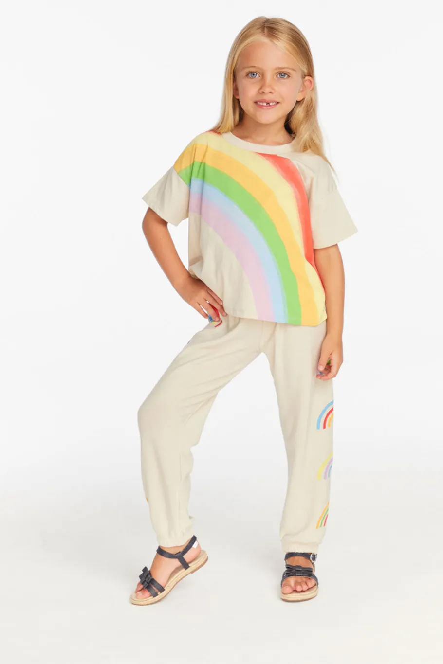 Hot Chaser Brand Rainbow Girls Tee