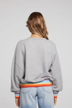Online Chaser Brand Rainbow Pullover