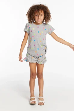 Hot Chaser Brand Rainbow Smiles Girls Shorts