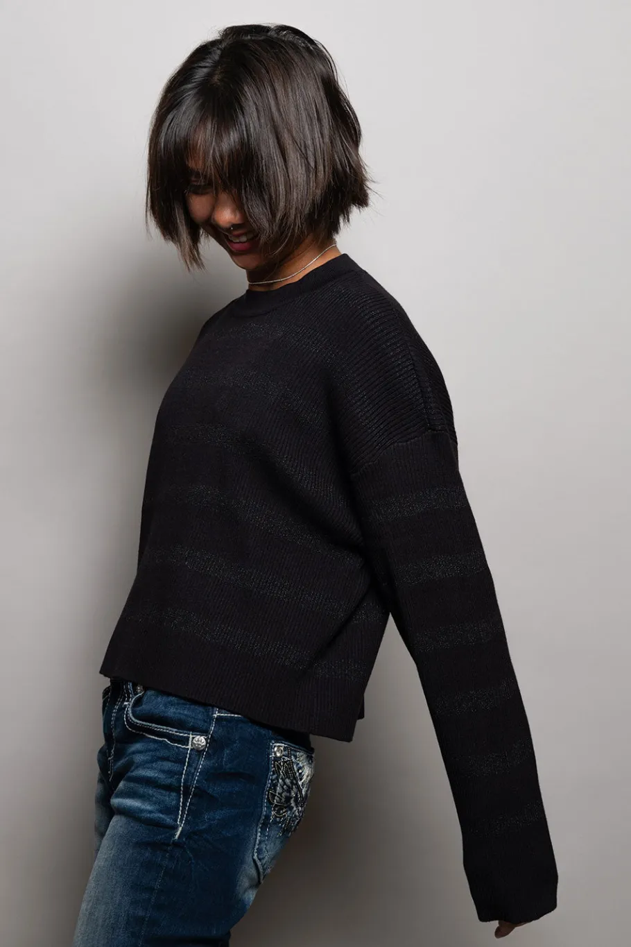 New Chaser Brand Ramonee Fillmore Stripe Pullover