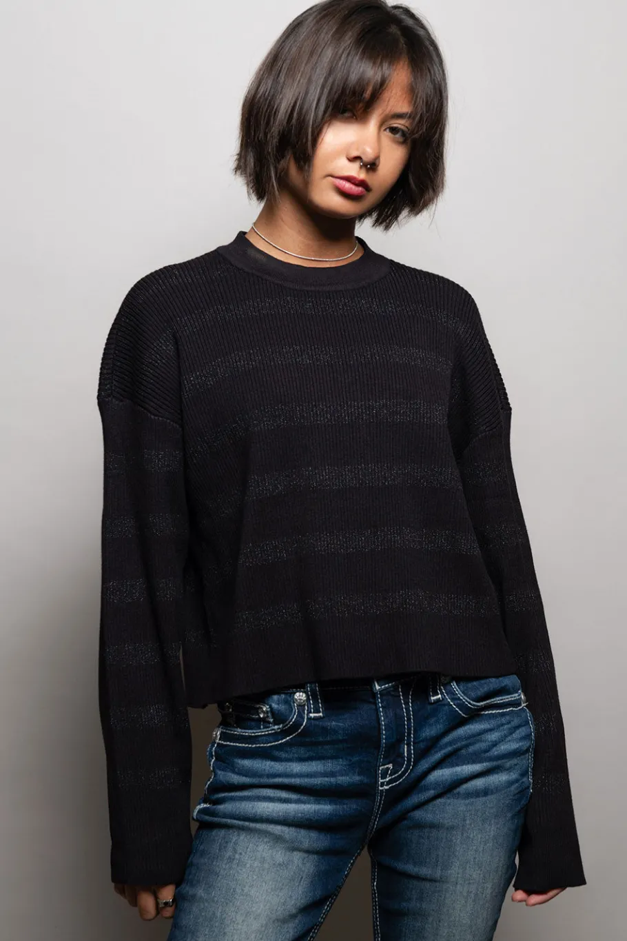 New Chaser Brand Ramonee Fillmore Stripe Pullover