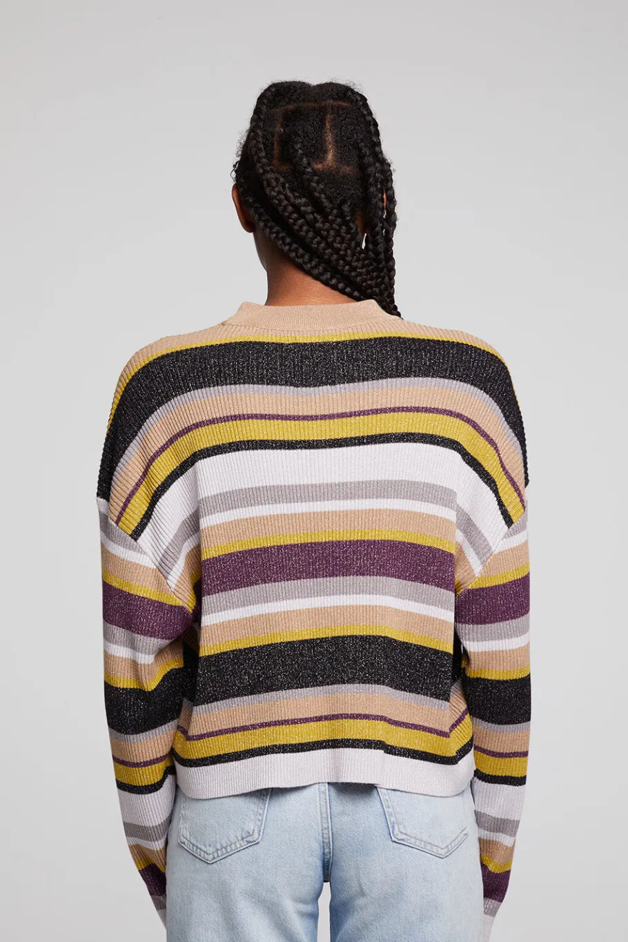 Outlet Chaser Brand Ramonee Haight Street Stripe Pullover