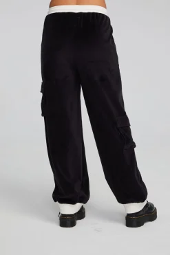 Shop Chaser Brand Raquel Shadow Black Joggers