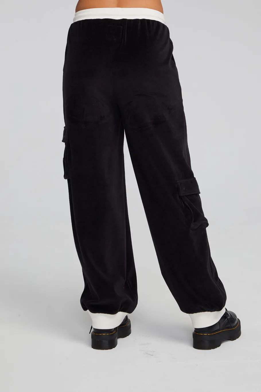 Shop Chaser Brand Raquel Shadow Black Joggers
