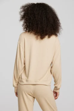 Hot Chaser Brand Recycled Bliss Knit Long Sleeve Henley With Rib