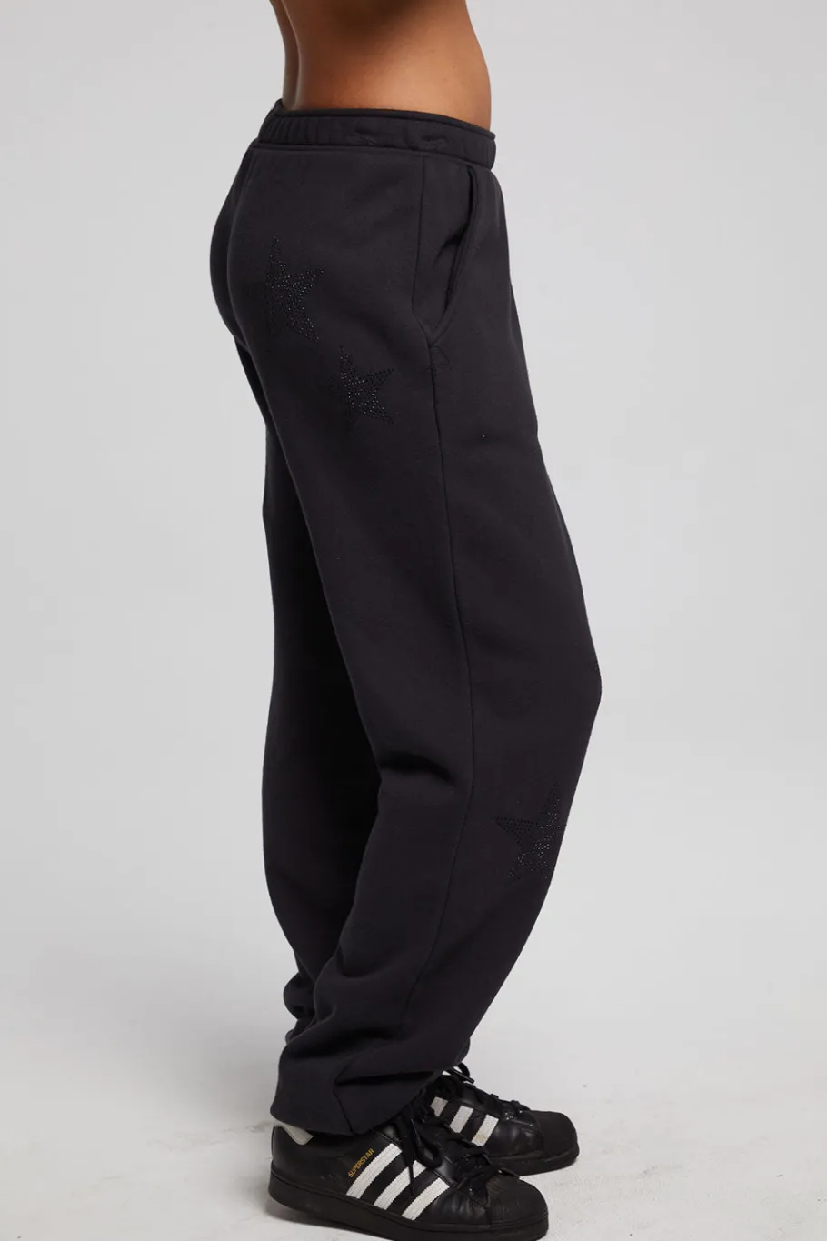Discount Chaser Brand Rhinestone Stars Joggers