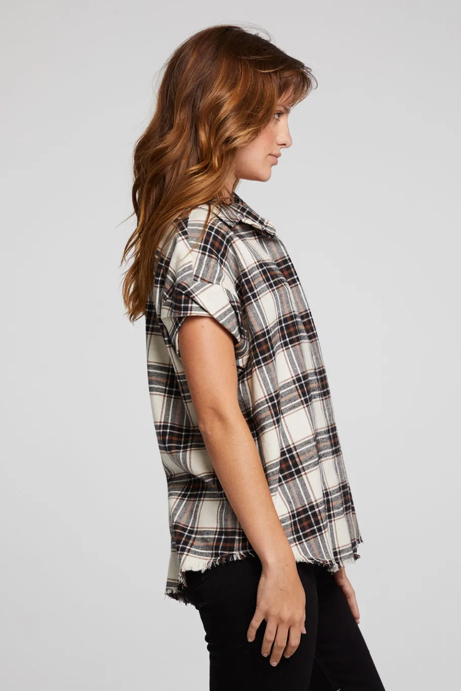 Sale Chaser Brand Rhythm Americana Plaid Button Down