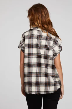 Sale Chaser Brand Rhythm Americana Plaid Button Down