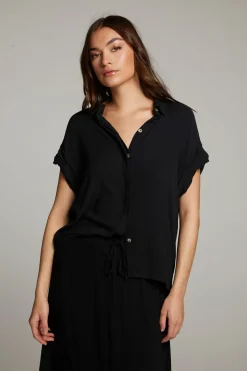 Shop Chaser Brand Rhythmm Licorice Button Down