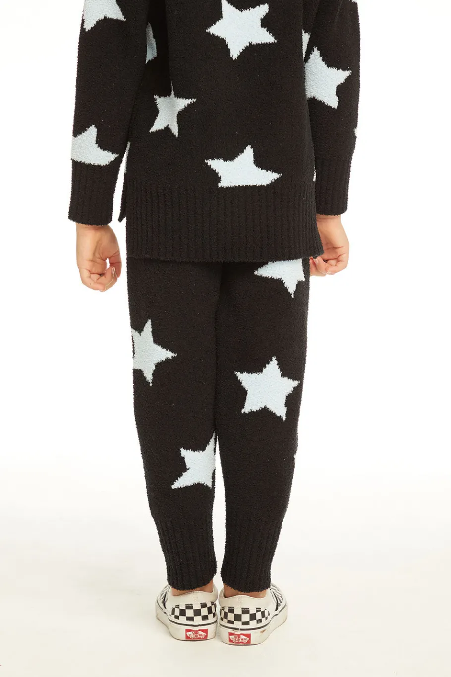 Hot Chaser Brand Ribbed Panel Licorice Star Legging