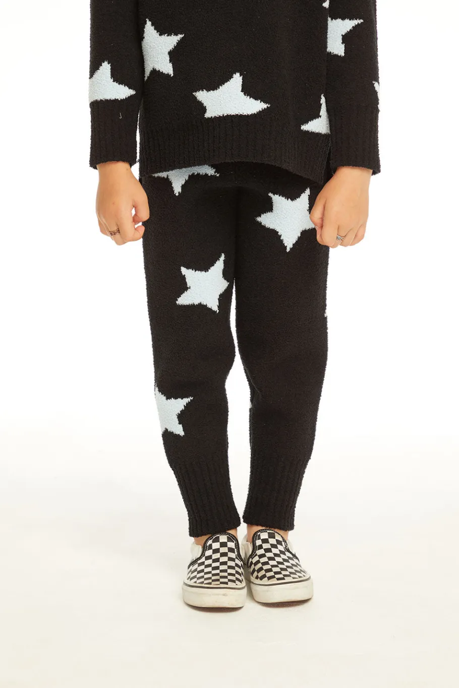 Hot Chaser Brand Ribbed Panel Licorice Star Legging