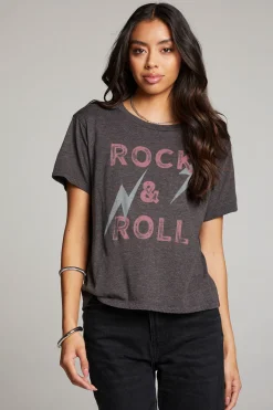 Online Chaser Brand Rock & Roll Forever Crewneck Tee