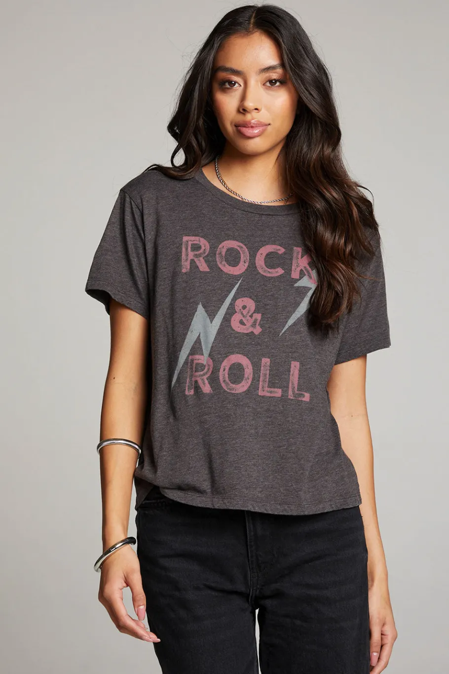 Online Chaser Brand Rock & Roll Forever Crewneck Tee
