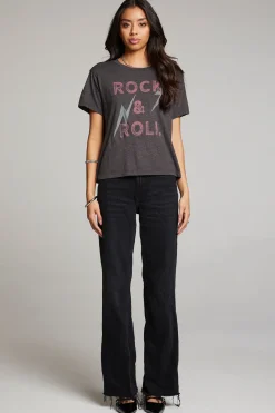 Online Chaser Brand Rock & Roll Forever Crewneck Tee