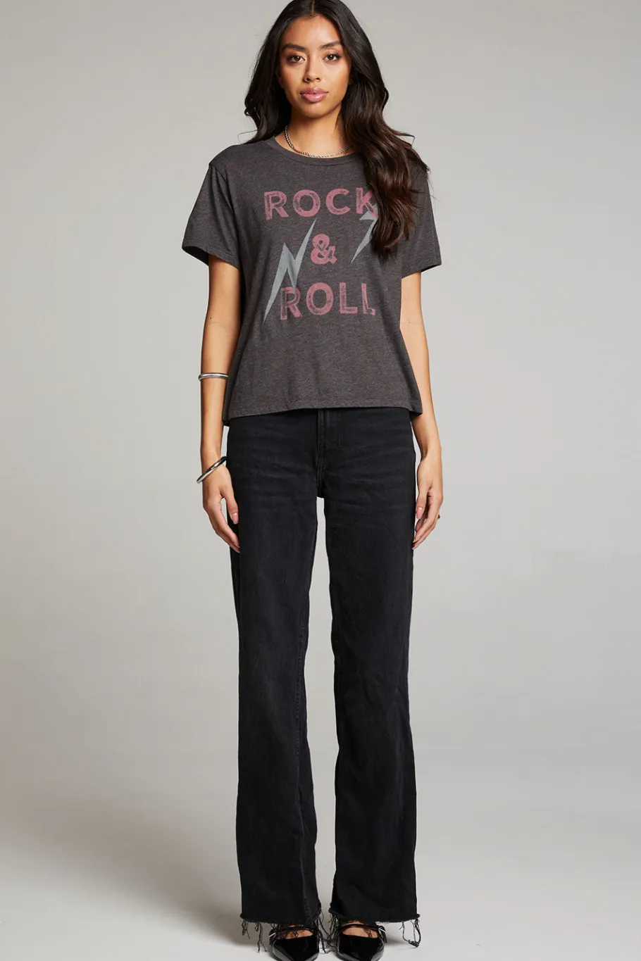 Online Chaser Brand Rock & Roll Forever Crewneck Tee