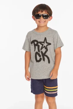 Hot Chaser Brand Rock Star Boys Crew Neck Short Sleeve Tee