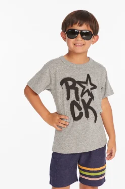 Hot Chaser Brand Rock Star Boys Crew Neck Short Sleeve Tee