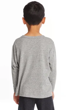Cheap Chaser Brand Rocketships Boys Long Sleeve Crew Neck Tee
