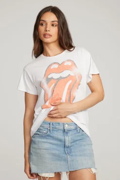 Fashion Chaser Brand Rolling Stones Classic Logo Tee