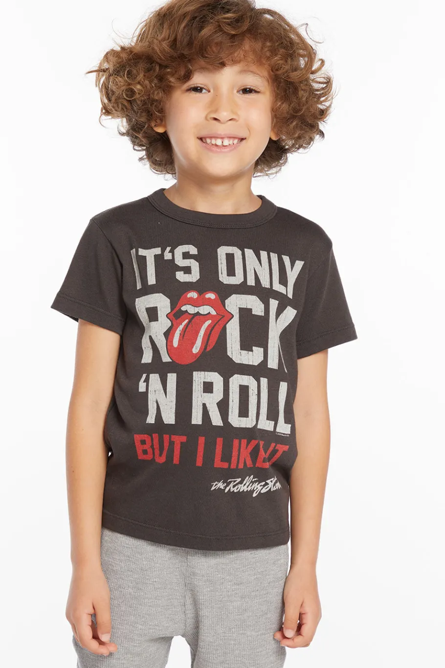 Cheap Chaser Brand Rolling Stones It's Only Rock 'n Roll Boys Tee