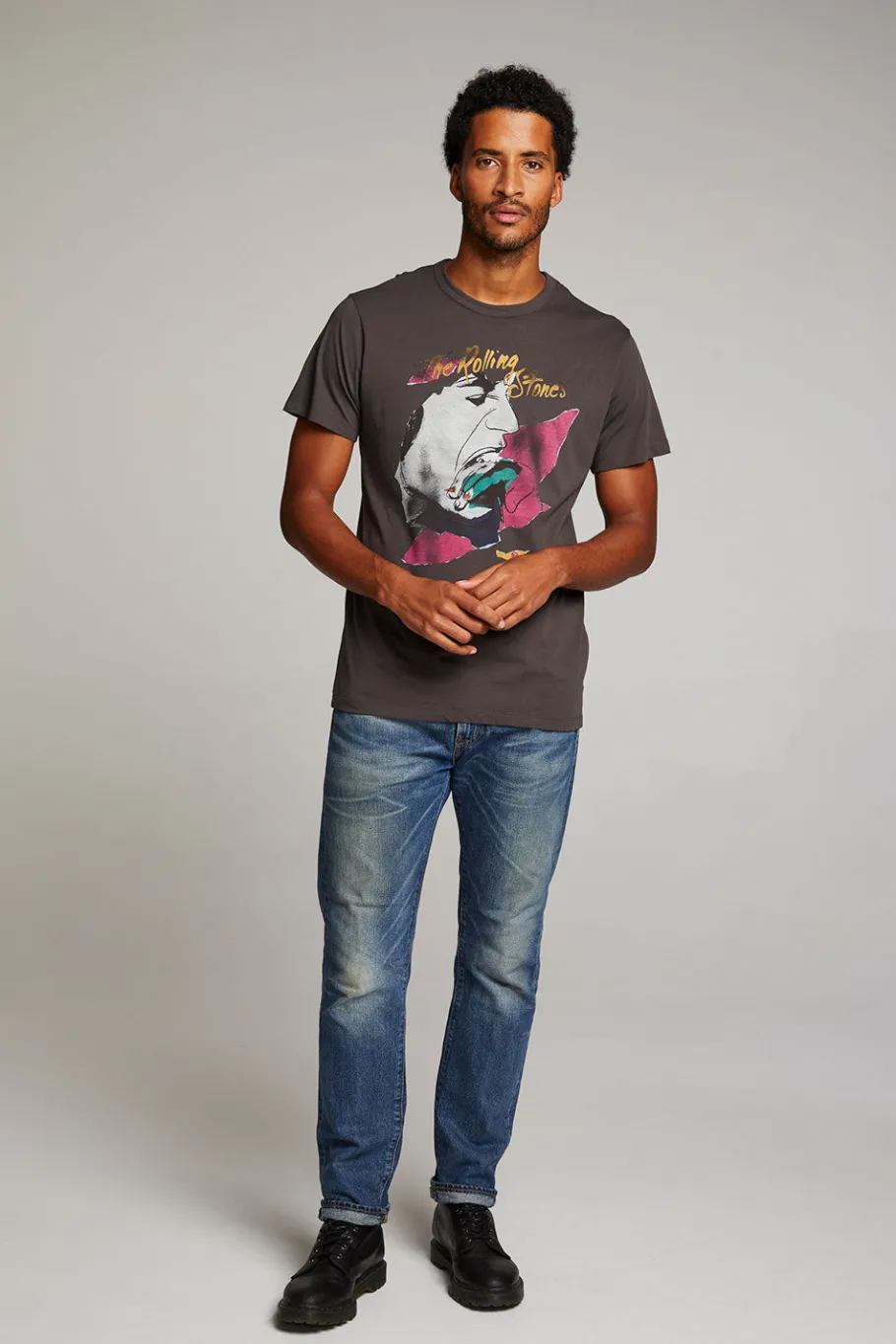 Best Sale Chaser Brand Rolling Stones Love You Live Mens Tee