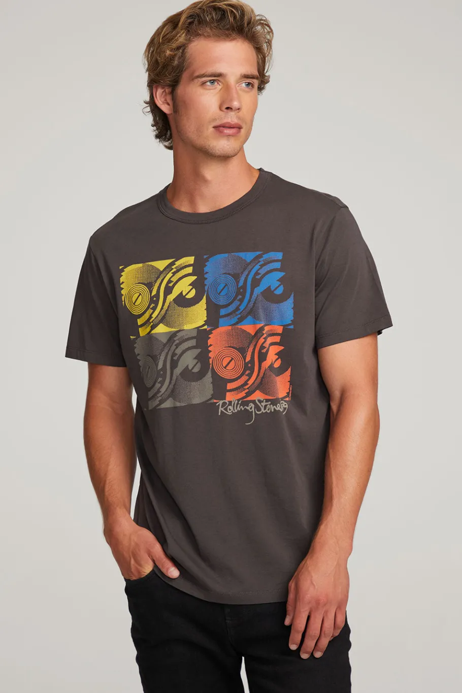 Outlet Chaser Brand Rolling Stones Rolling Stones '89 Mens Tee