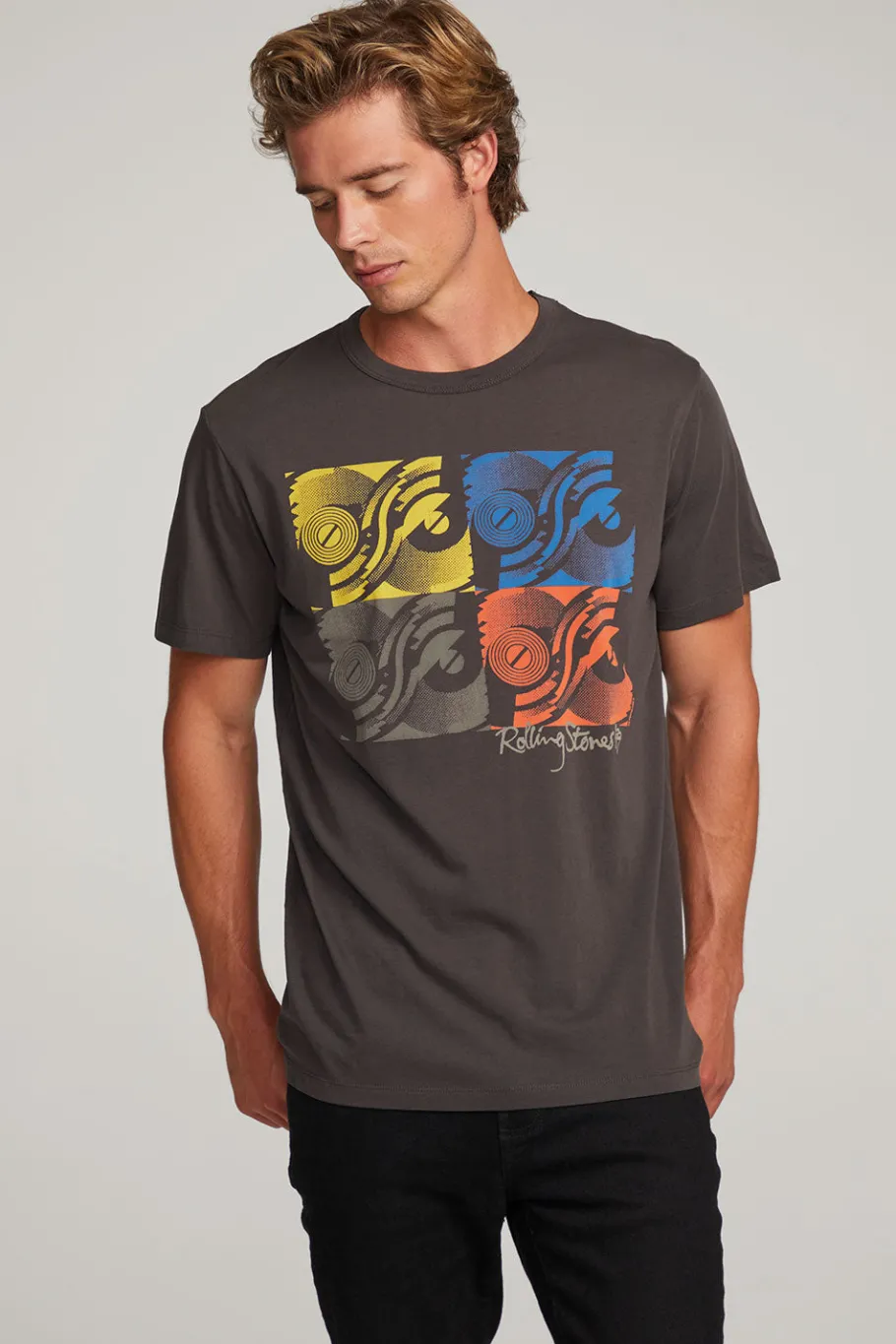Outlet Chaser Brand Rolling Stones Rolling Stones '89 Mens Tee