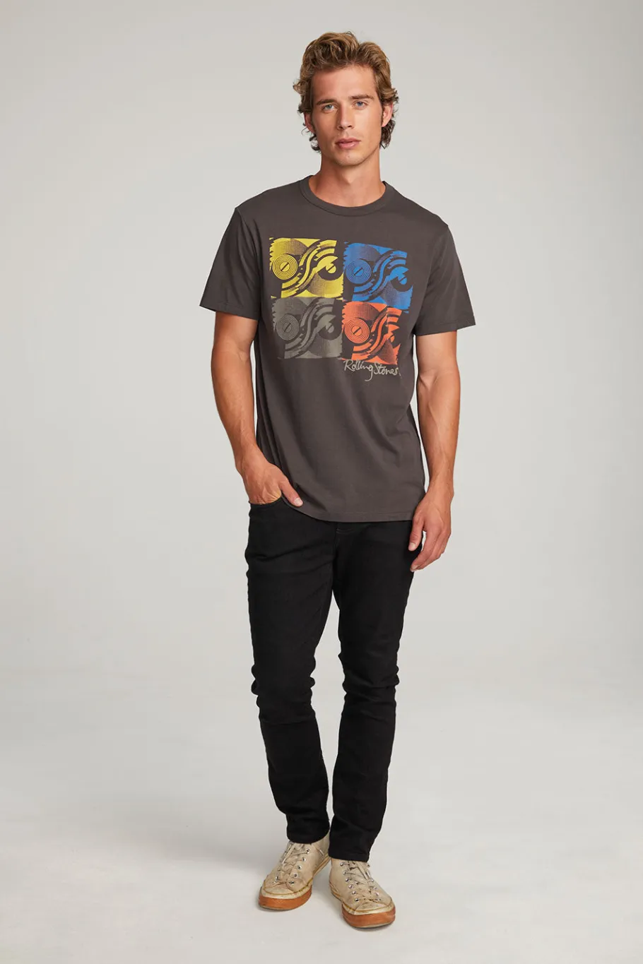 Outlet Chaser Brand Rolling Stones Rolling Stones '89 Mens Tee