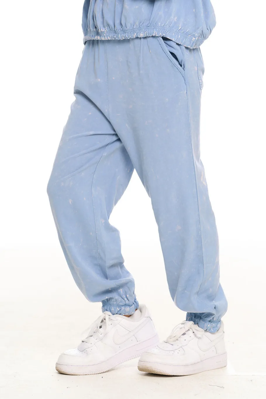 Hot Chaser Brand Ruffle Pocket Easy Jogger