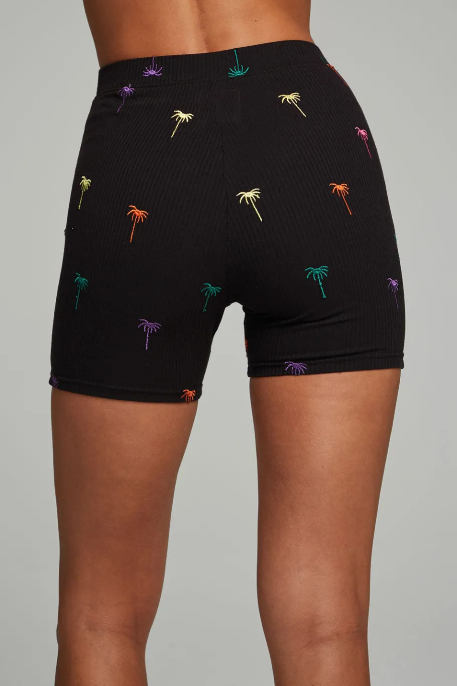 Fashion Chaser Brand Ryder Bike Shorts - Palm Print