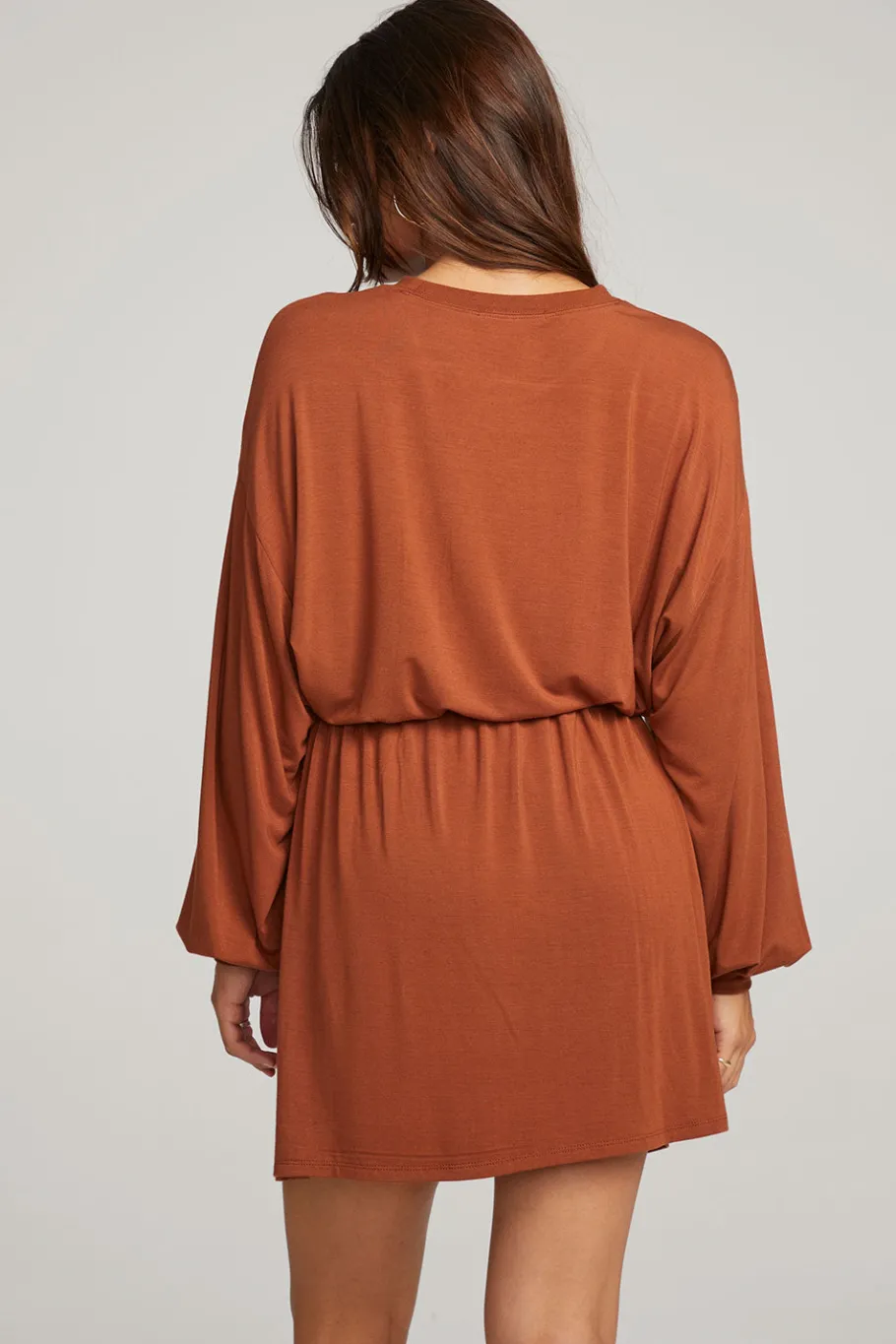 Outlet Chaser Brand Saddle Whiskey Mini Dress