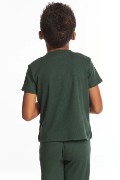 Store Chaser Brand Safari Green Boys Henley