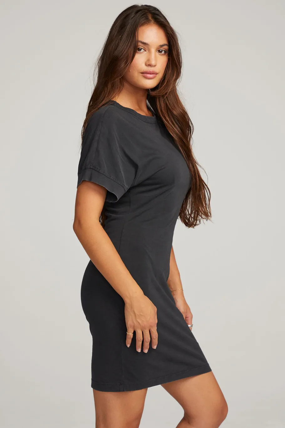 Fashion Chaser Brand Saloon Licorice Mini Dress